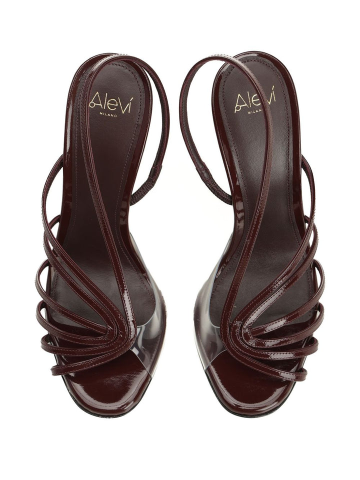 Alevì Sandalo in pelle merlot