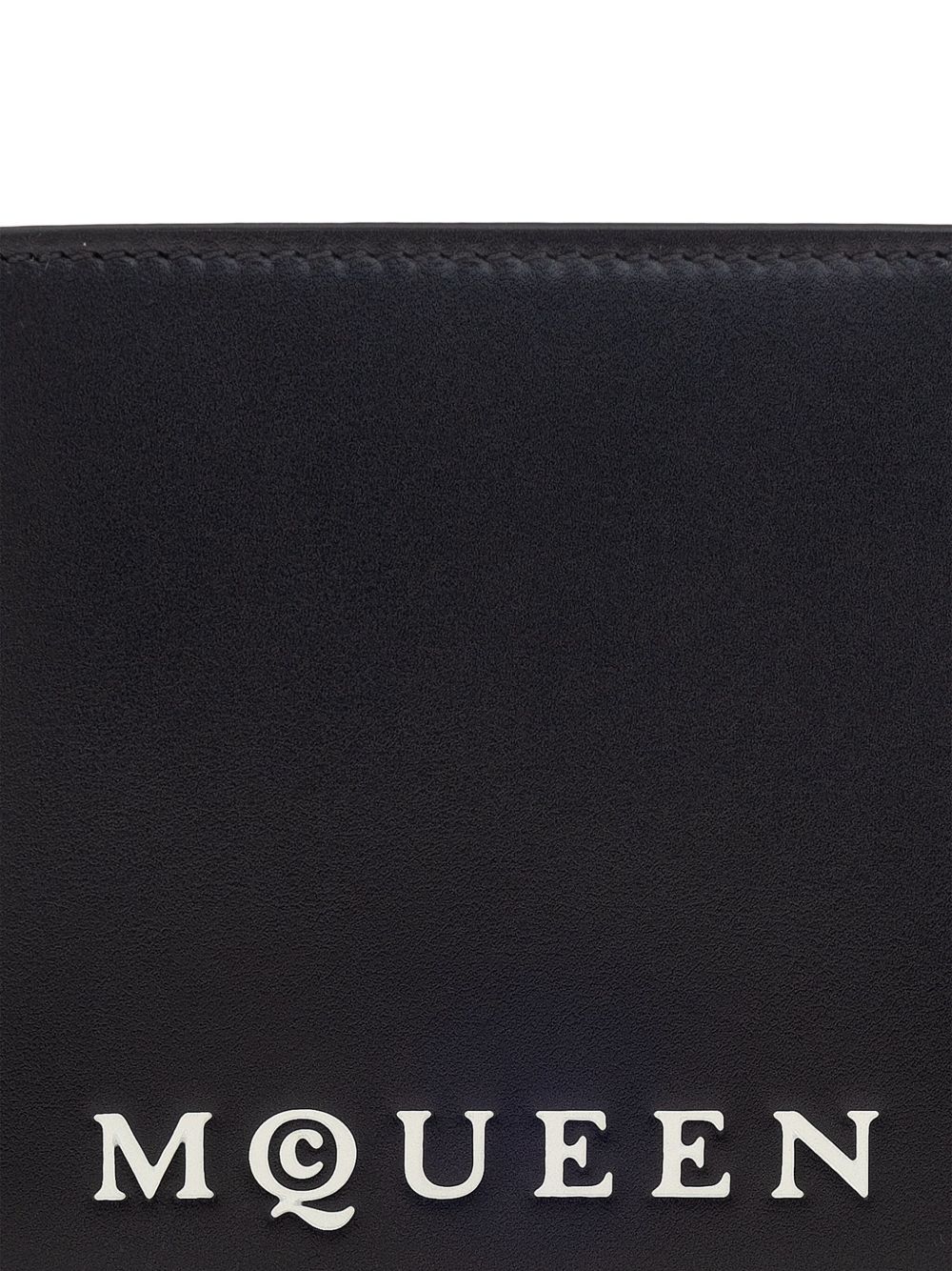 Alexander McQueen Portafoglio bi-fold con logo