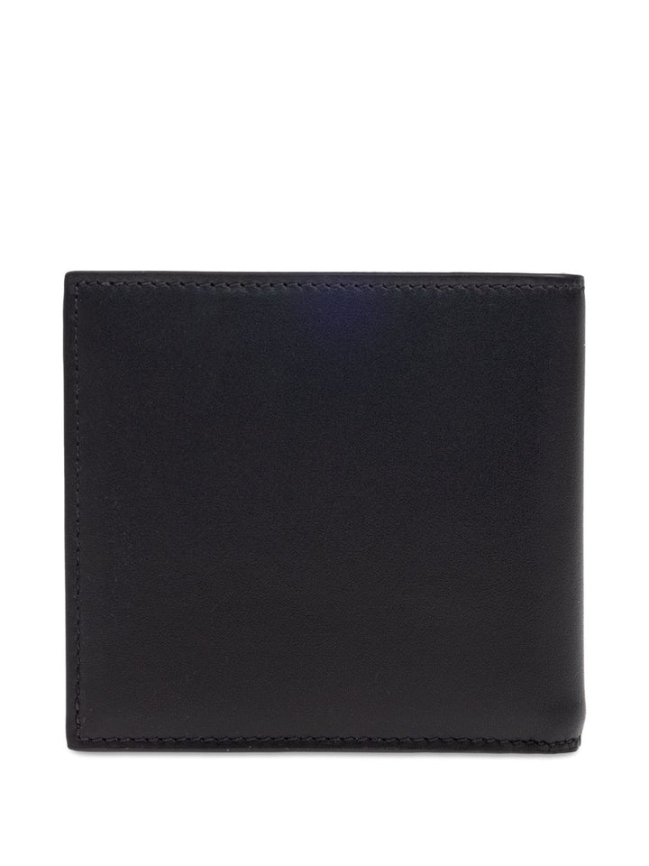 Alexander McQueen Portafoglio bi-fold con logo