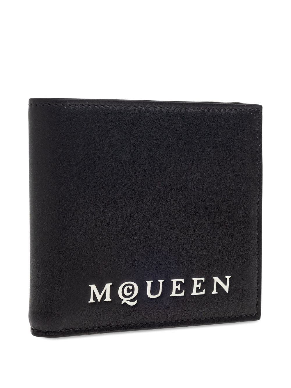 Alexander McQueen Portafoglio bi-fold con logo