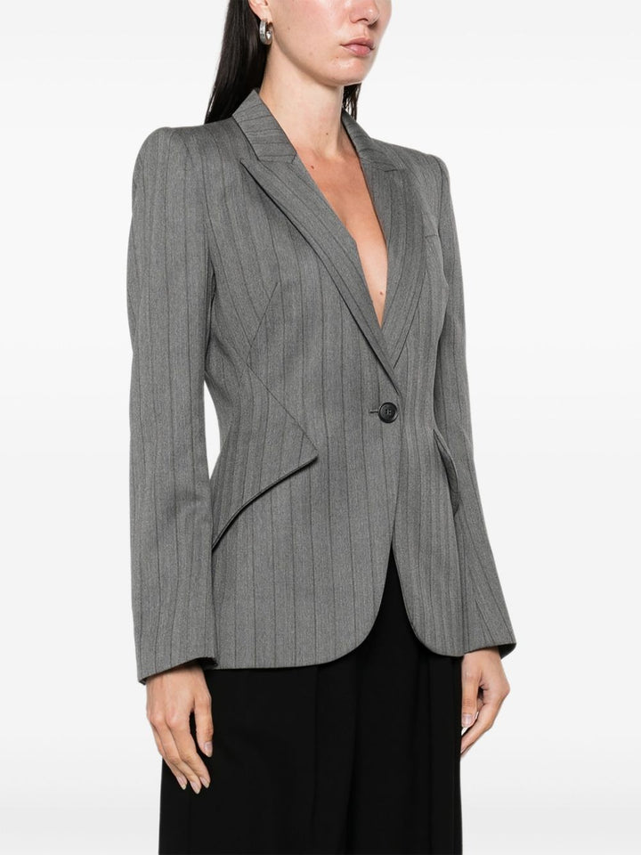 Alexander McQueen
Giacca monopetto gessata