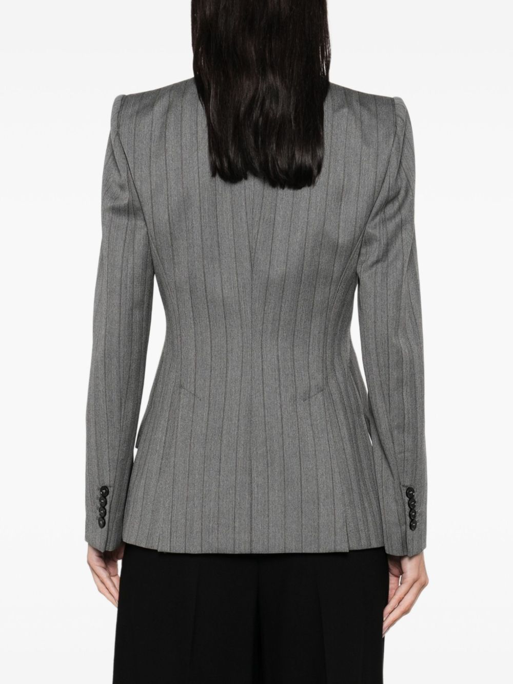 Alexander McQueen
Giacca monopetto gessata