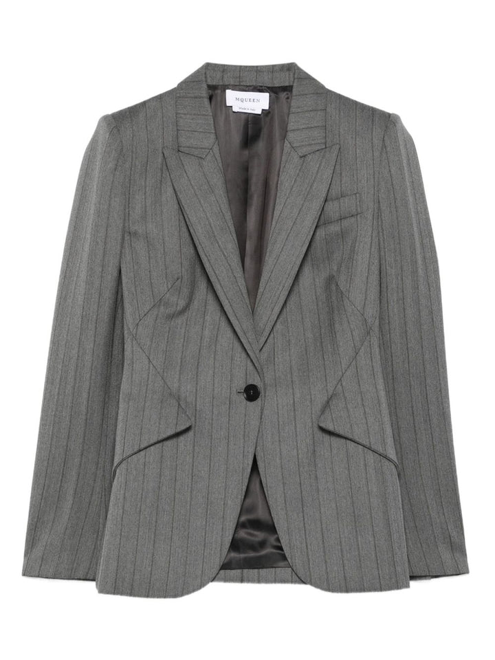 Alexander McQueen
Giacca monopetto gessata