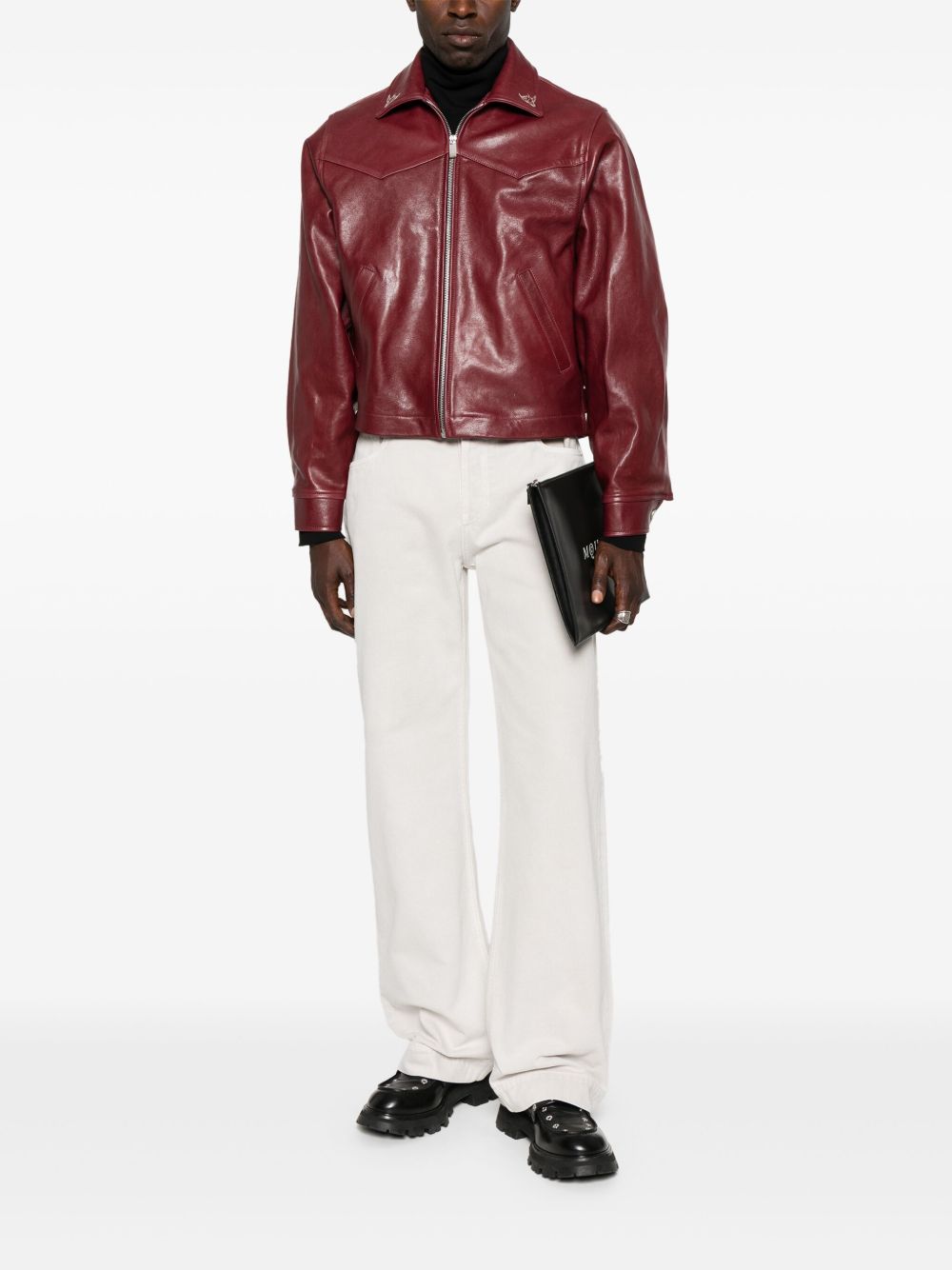 Alexander McQueen
jeans a gamba dritta