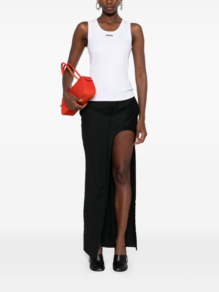 Alexander McQueen
Canotta bianca con placca logo