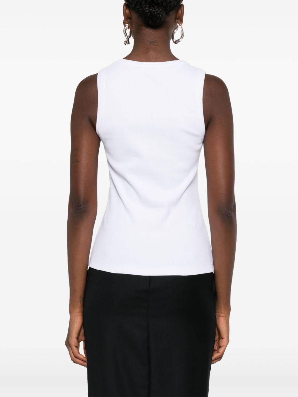 Alexander McQueen
Canotta bianca con placca logo
