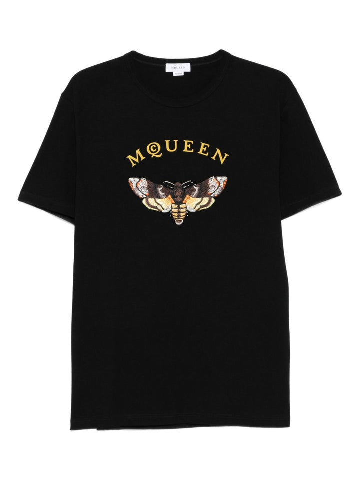 Alexander McQueen T-shirt con ricamo