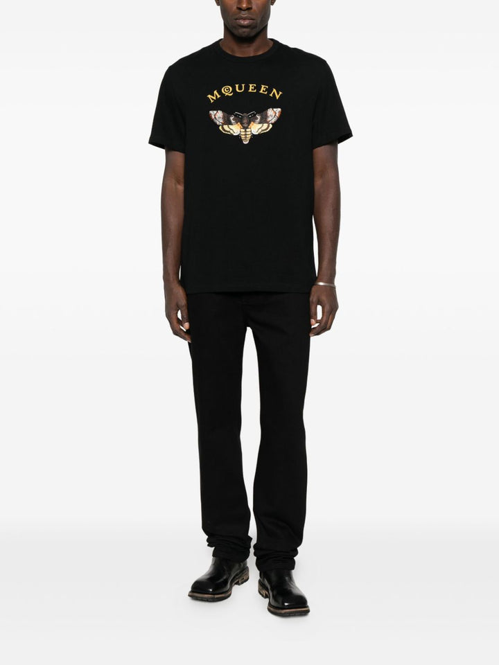 Alexander McQueen T-shirt con ricamo