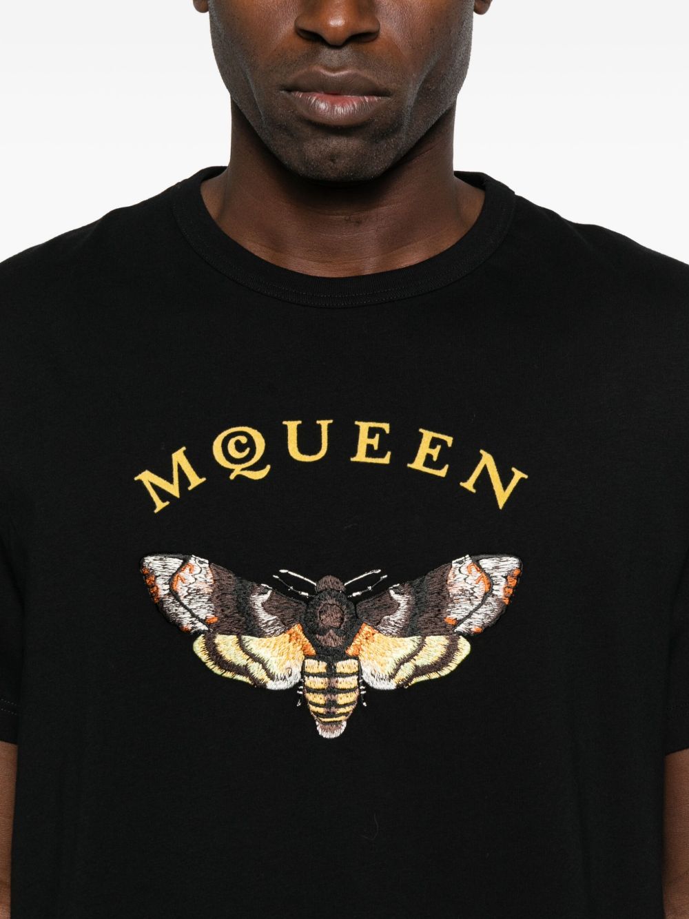 Alexander McQueen T-shirt con ricamo