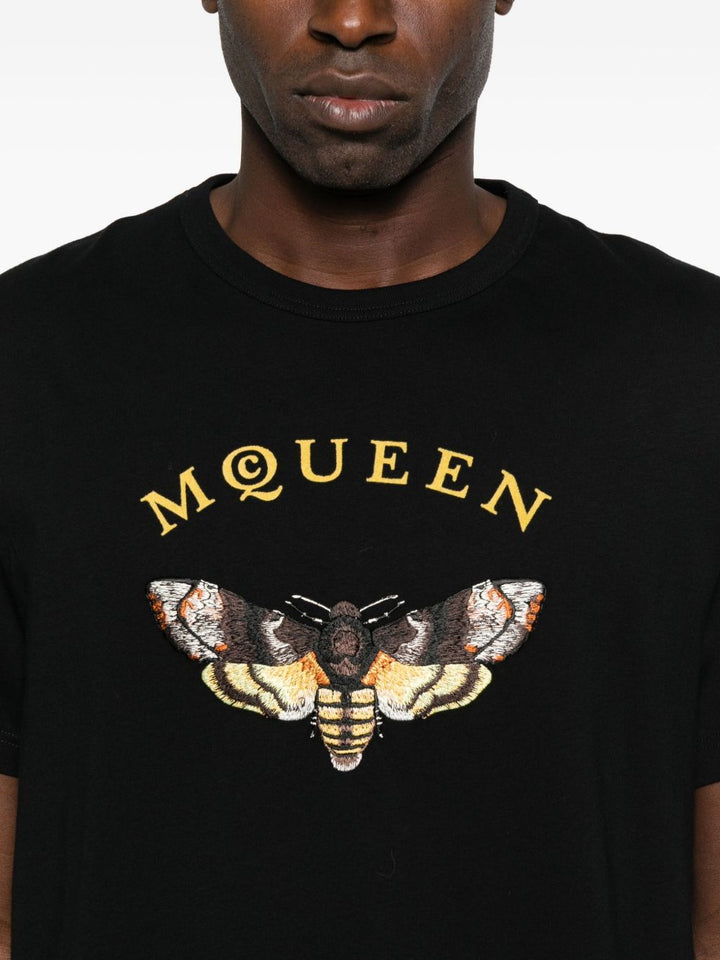 Alexander McQueen T-shirt con ricamo