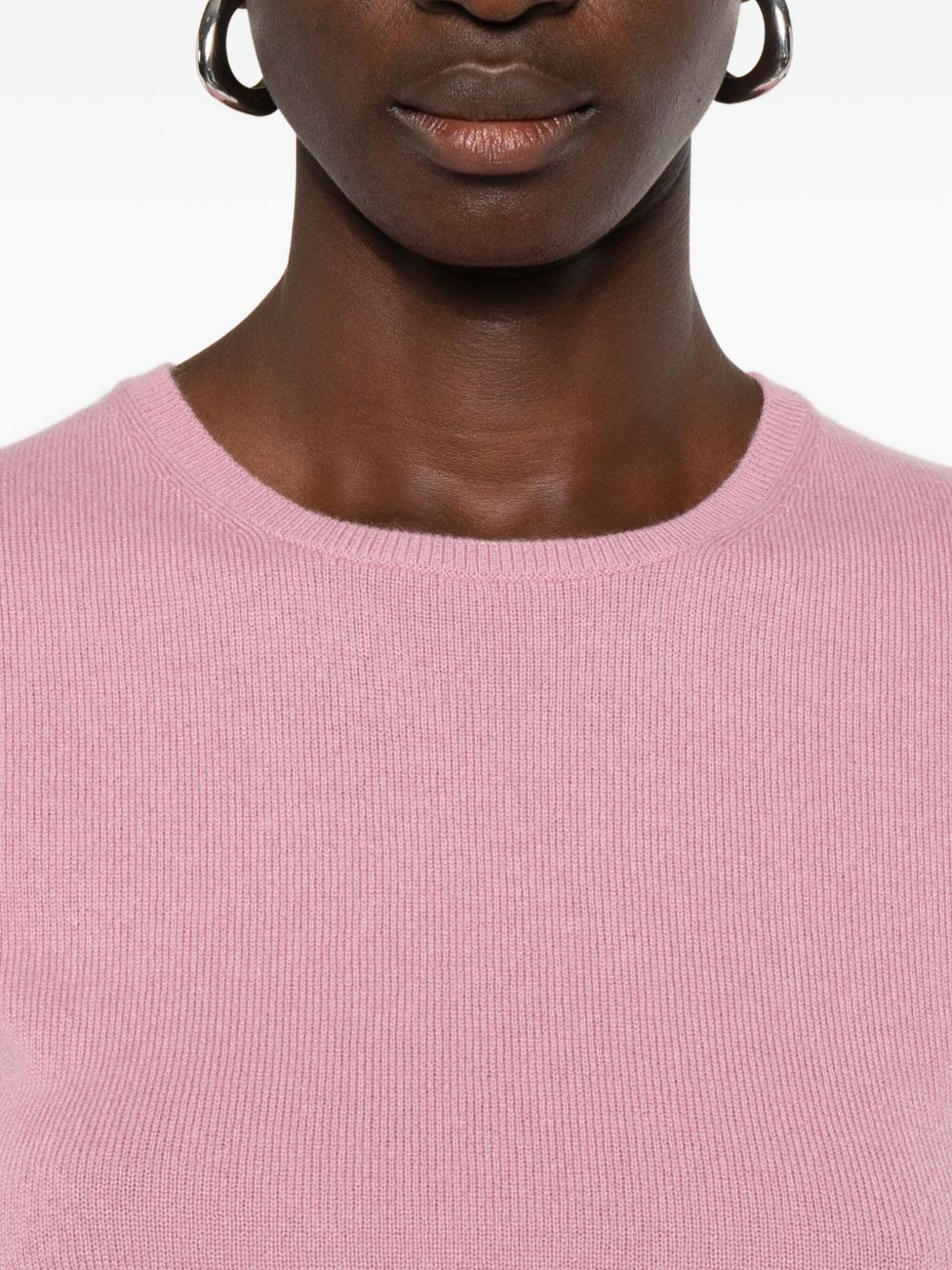 Allude maglione rosa in cashmere