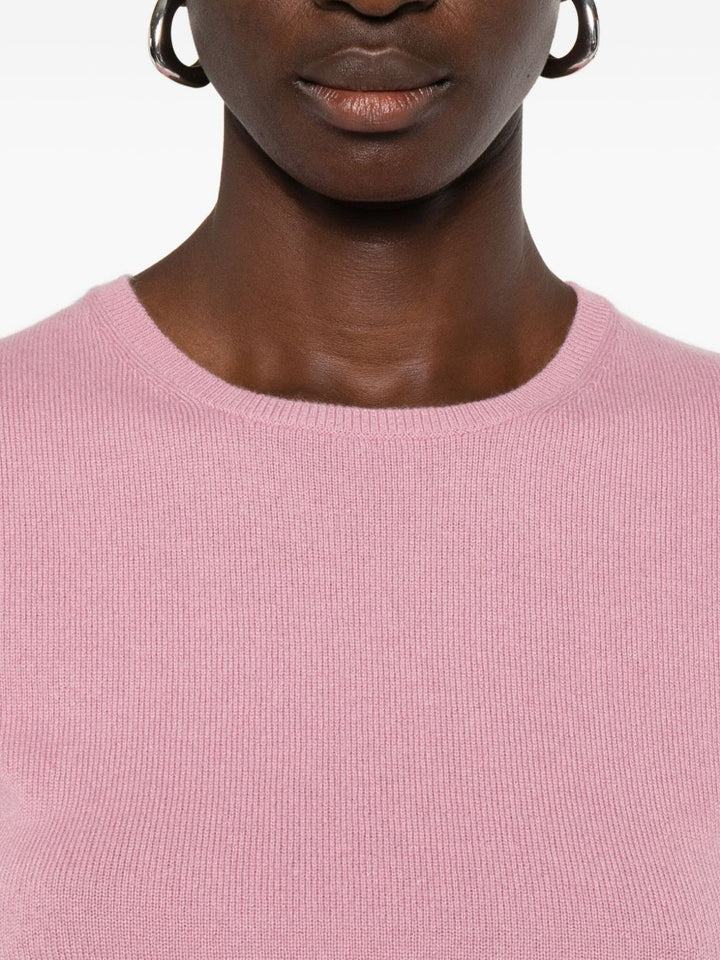 Allude maglione rosa in cashmere