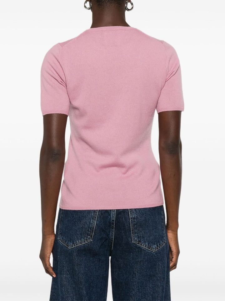 Allude maglione rosa in cashmere