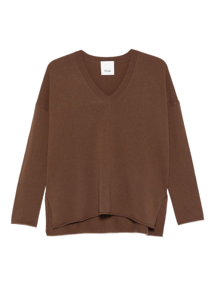 Allude

maglione marrone in cashmere