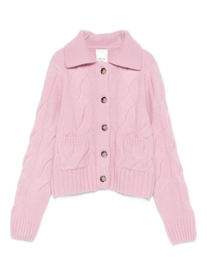 Allude
Cardigan in maglia a trecce