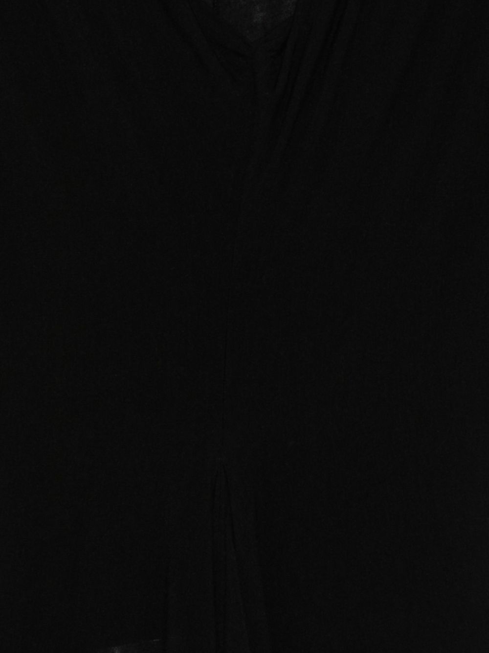 Amen Top nero con scollo a V e spalline scoperte