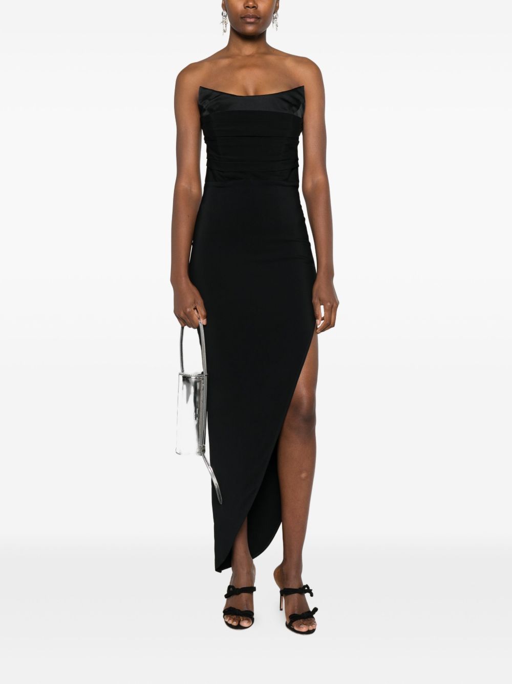 Amen Abito nero senza spalline