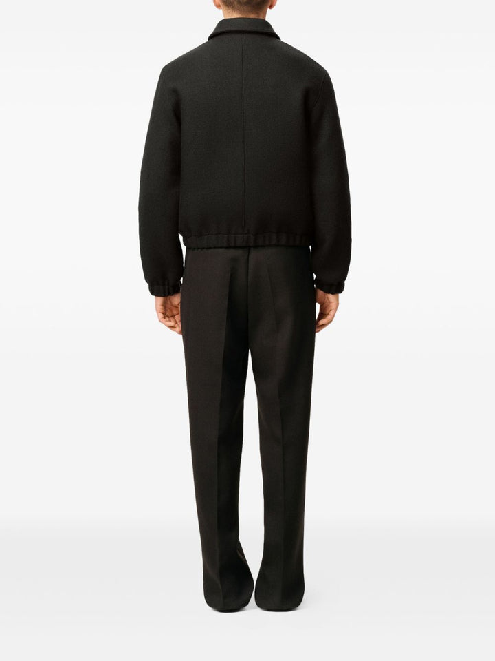 AMI Paris Giacca Ami de Coeur in lana con zip