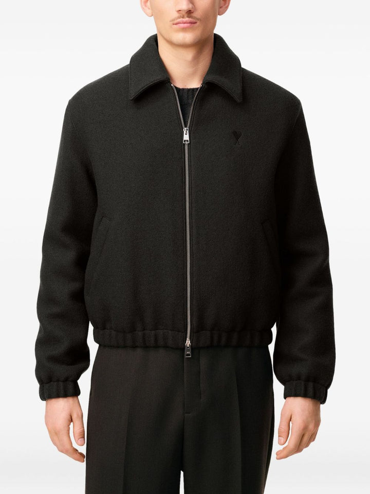 AMI Paris
Giacca Ami de Coeur in lana con zip