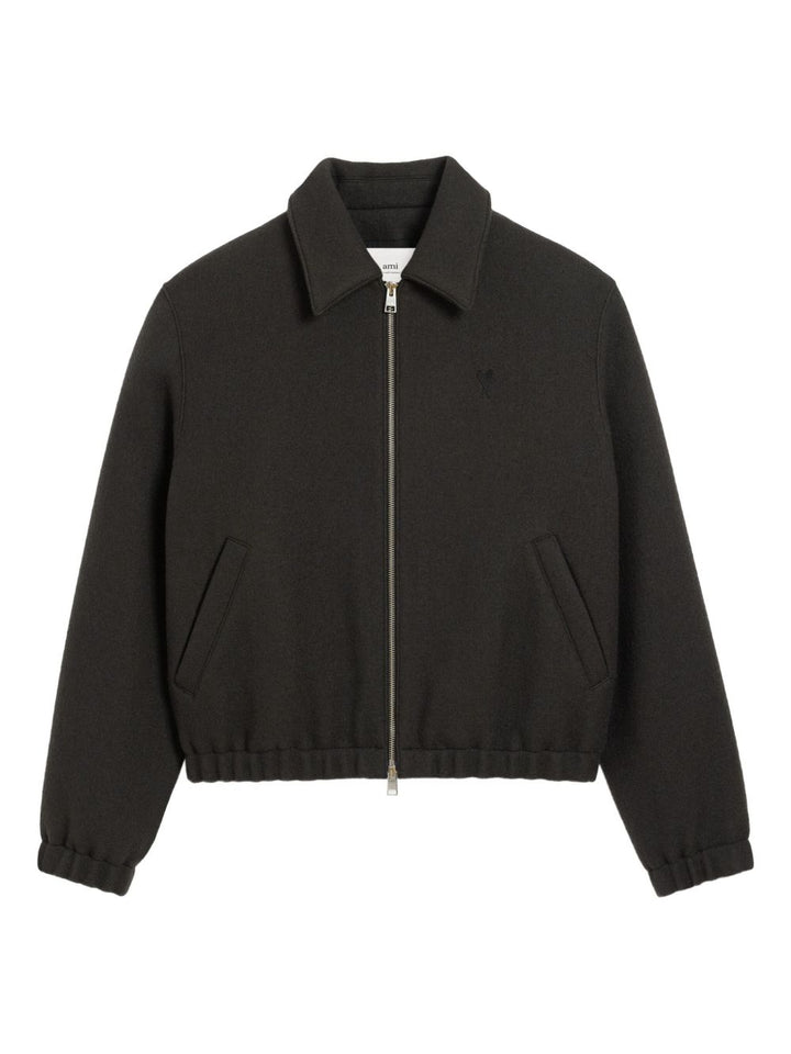 AMI Paris
Giacca Ami de Coeur in lana con zip