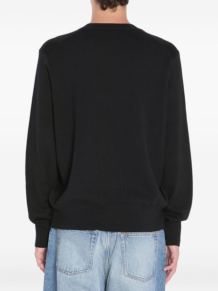 AMI Paris
Maglione girocollo ricamato Ami de Coeur