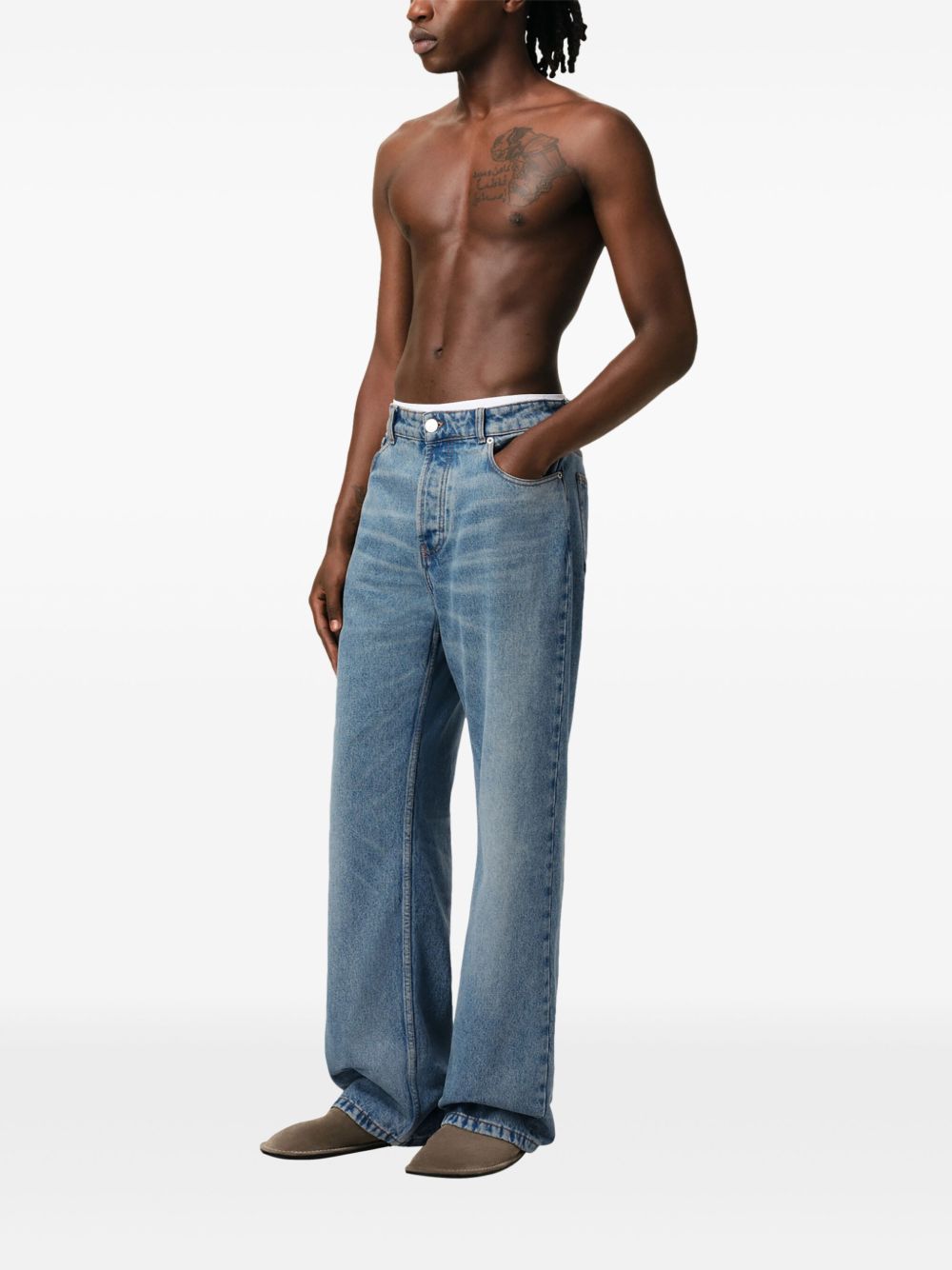 AMI Paris
Jeans a gamba ampia