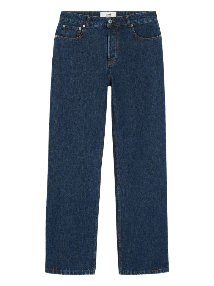 AMI Paris Jeans taglio comodo in cotone