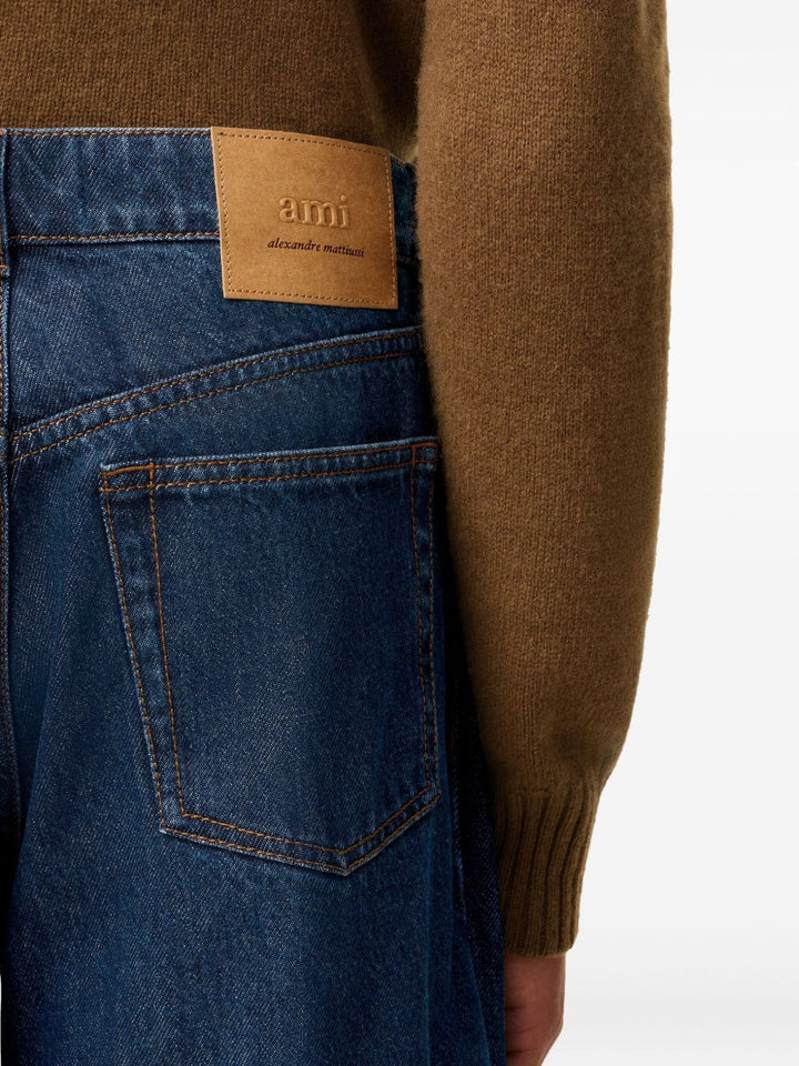 AMI Paris Jeans taglio comodo in cotone