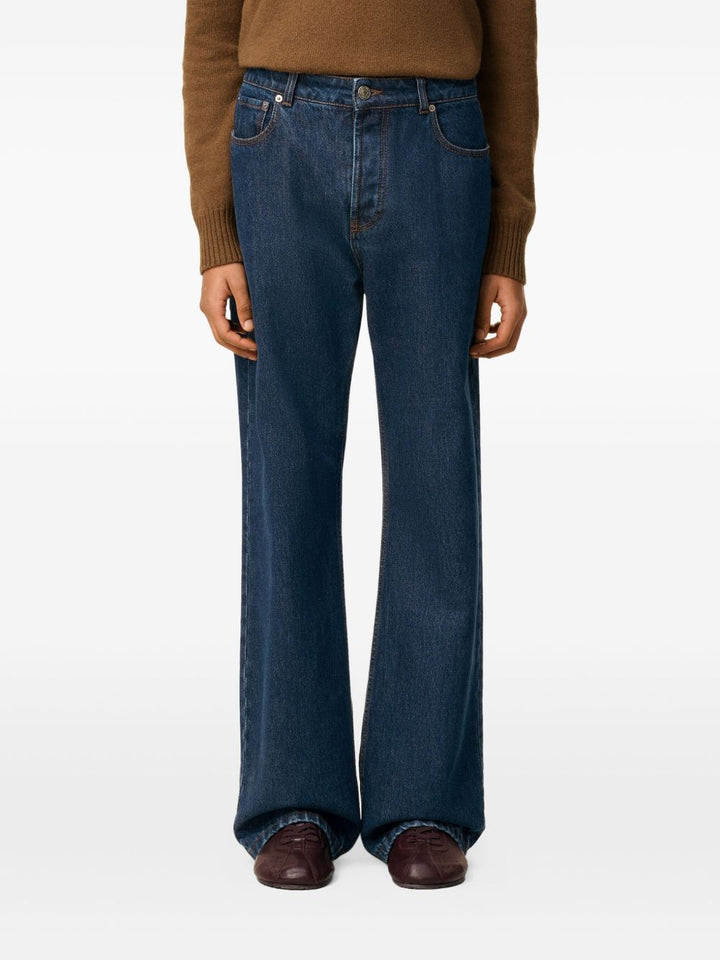 AMI Paris Jeans taglio comodo in cotone