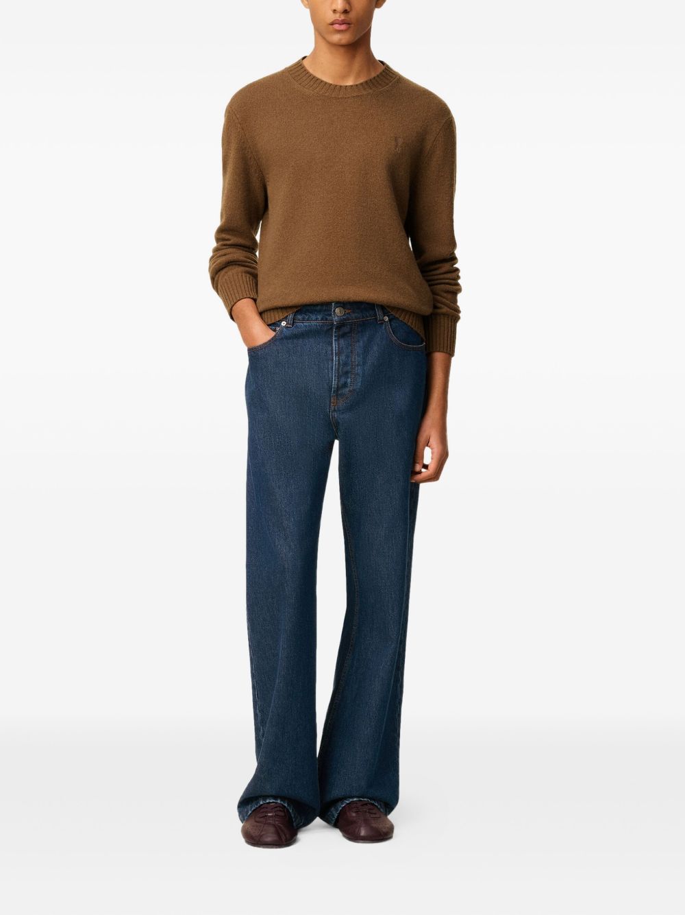 AMI Paris Jeans taglio comodo in cotone