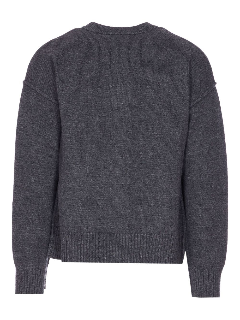 Ami Paris
Cardigan grigio in lana Ami De Coeur