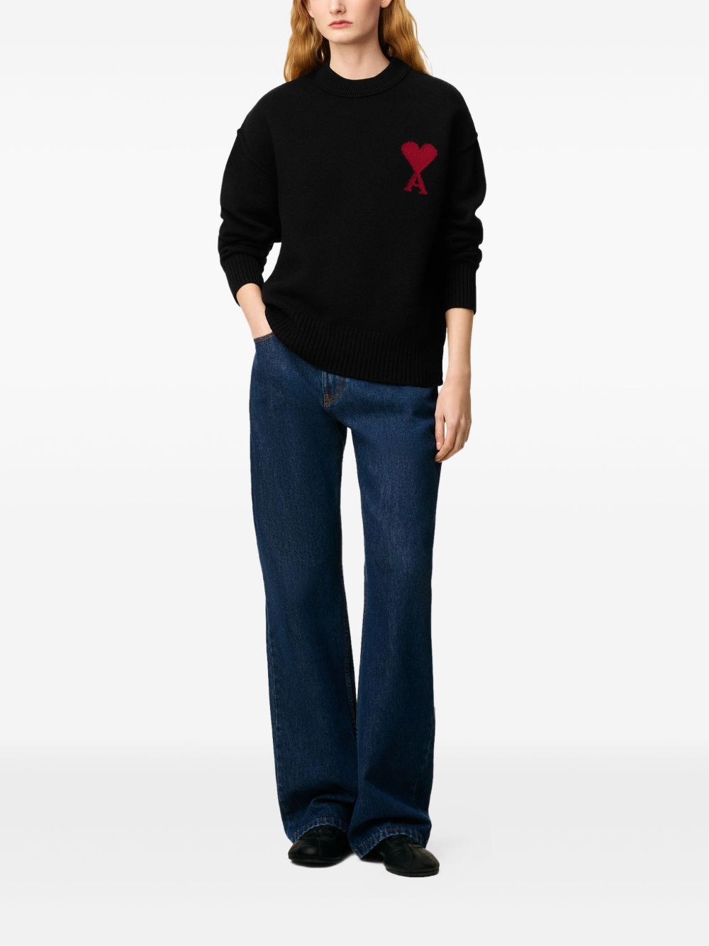 AMI Paris
Maglione con ricamo