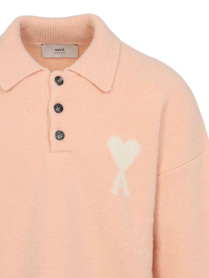 AMI Paris Polo in alpaca