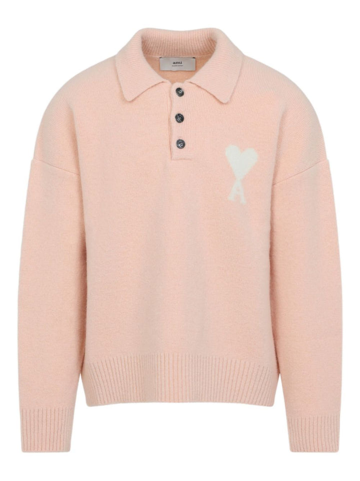 AMI Paris Polo in alpaca