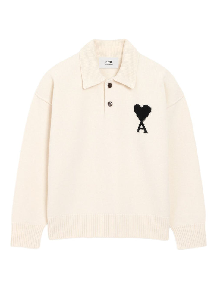 AMI Paris
Polo Ami De Coeur in lana merino