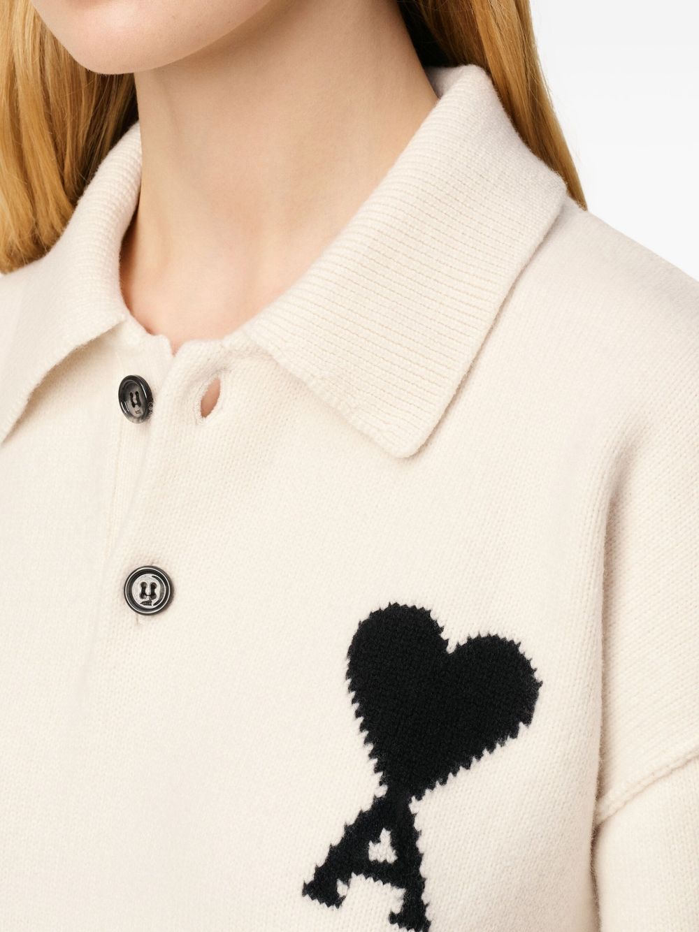 AMI Paris
Polo Ami De Coeur in lana merino