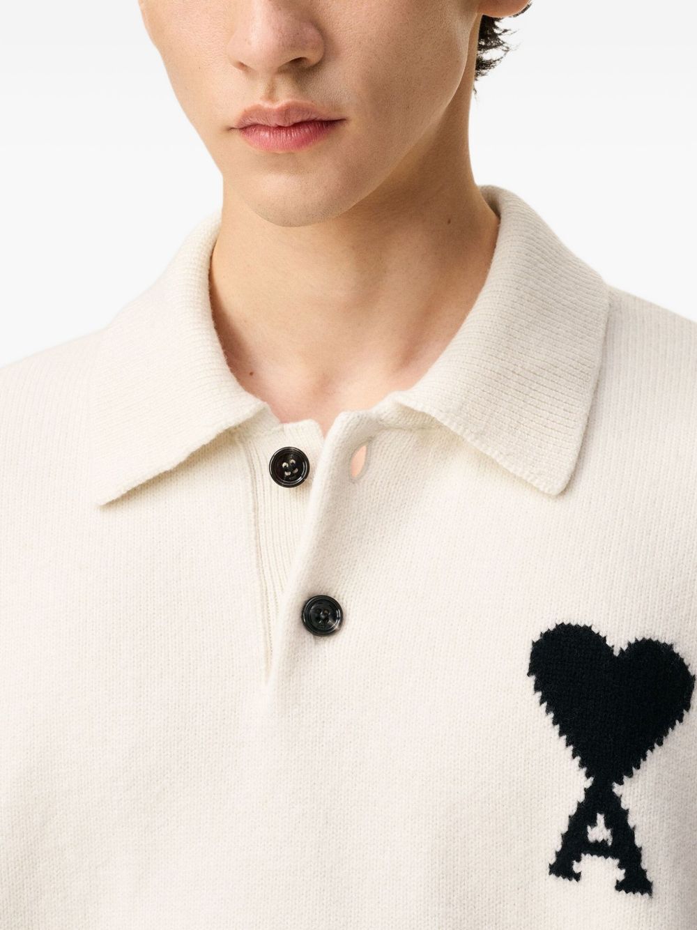 AMI Paris
Polo Ami De Coeur in lana merino