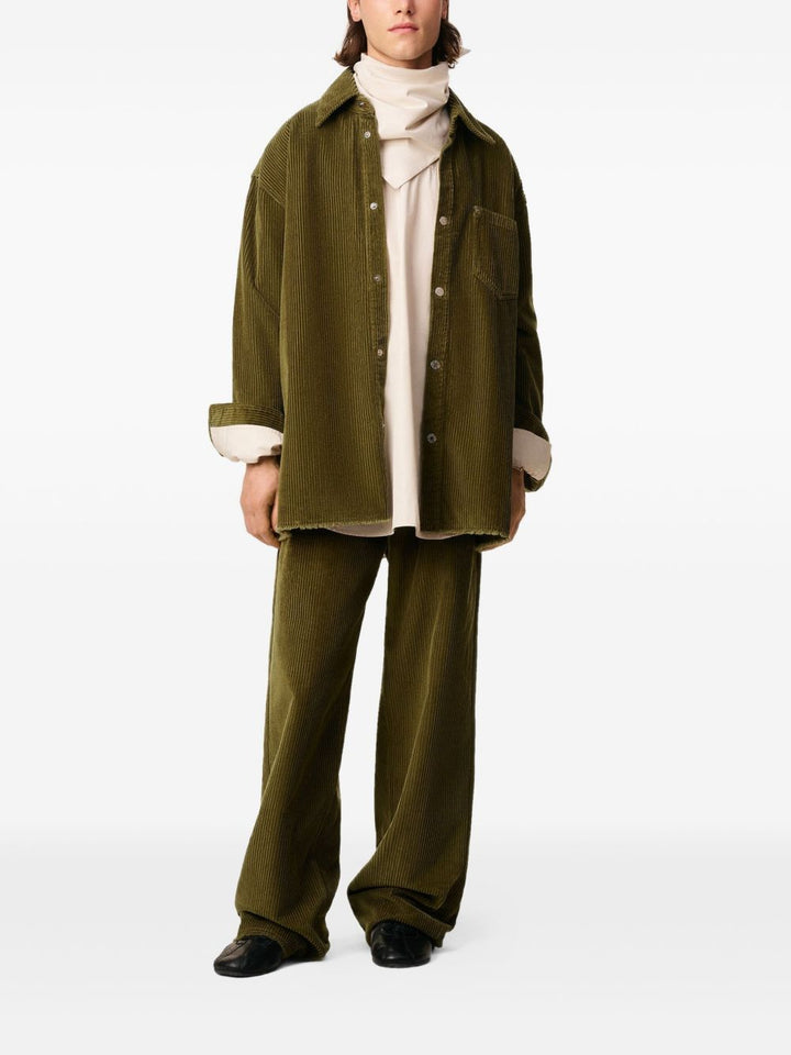 AMI Paris Giacca-camicia a coste