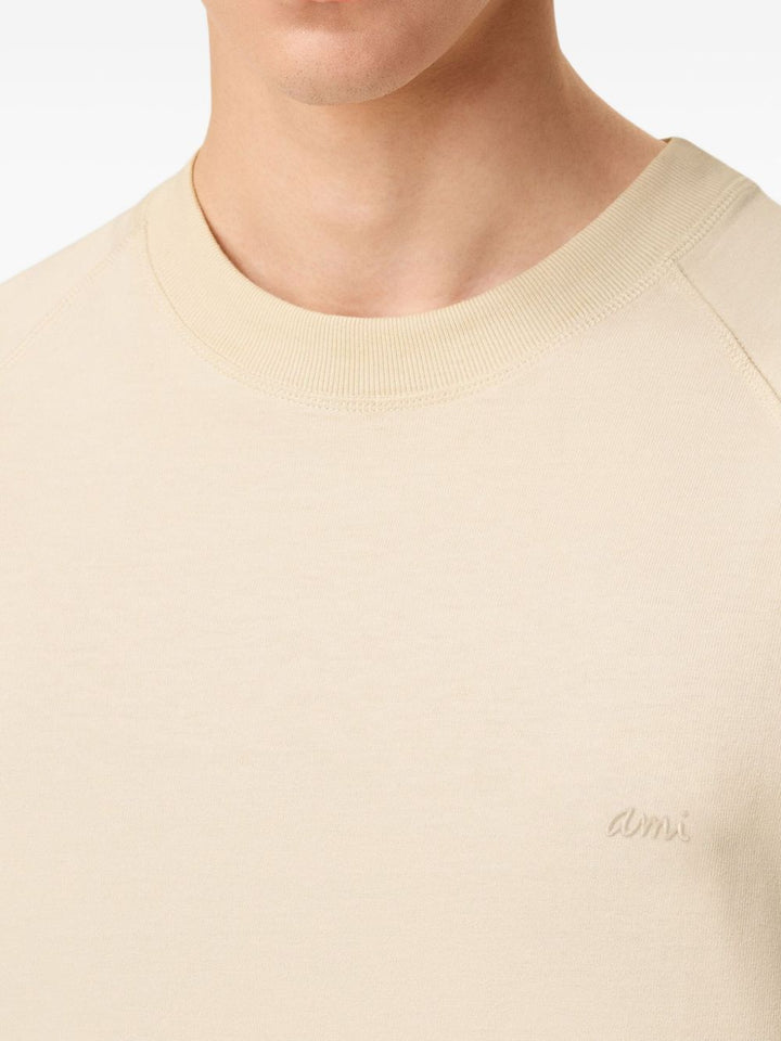 AMI Paris T-shirt con ricamo