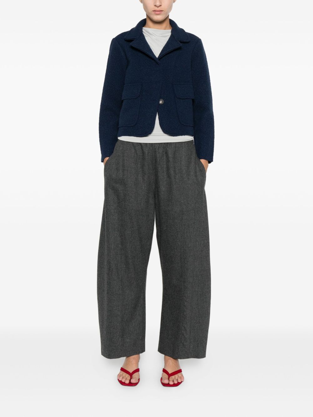 Anne Claire Giacca con revers a lancia