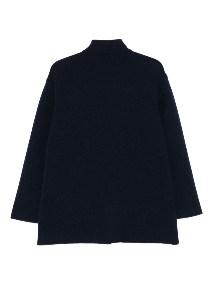 Anneclaire Giacca quattro tasche a collo alto blu