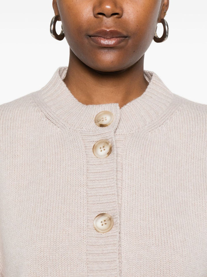 Anneclaire Maglione girocollo beige