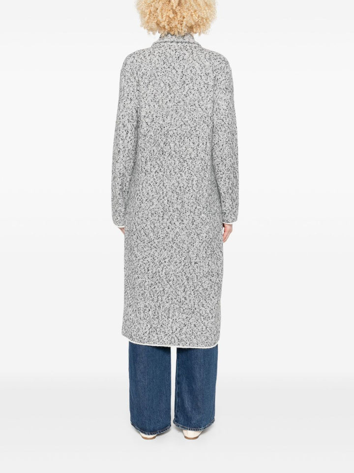 Anneclaire
Cappotto in tweed bianco maculato