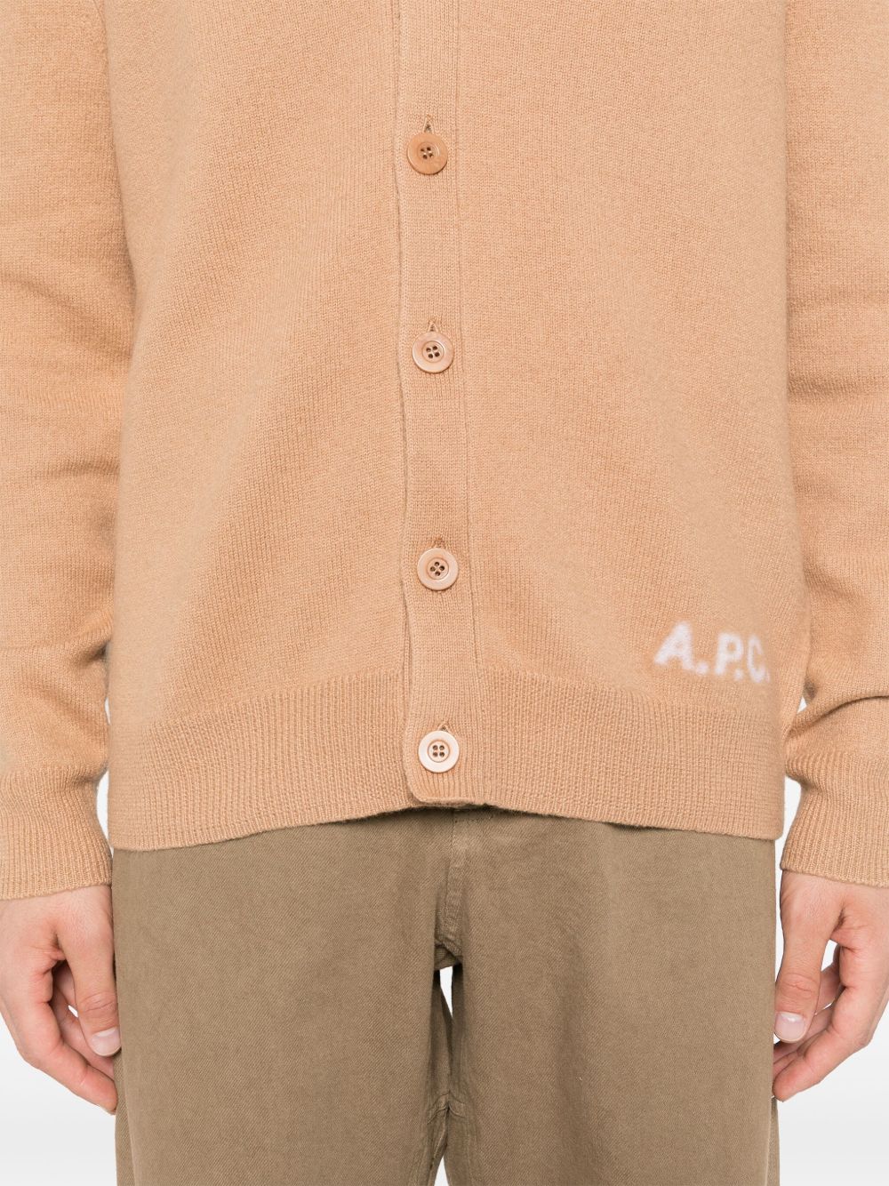 A.P.C. Maglione color cammello