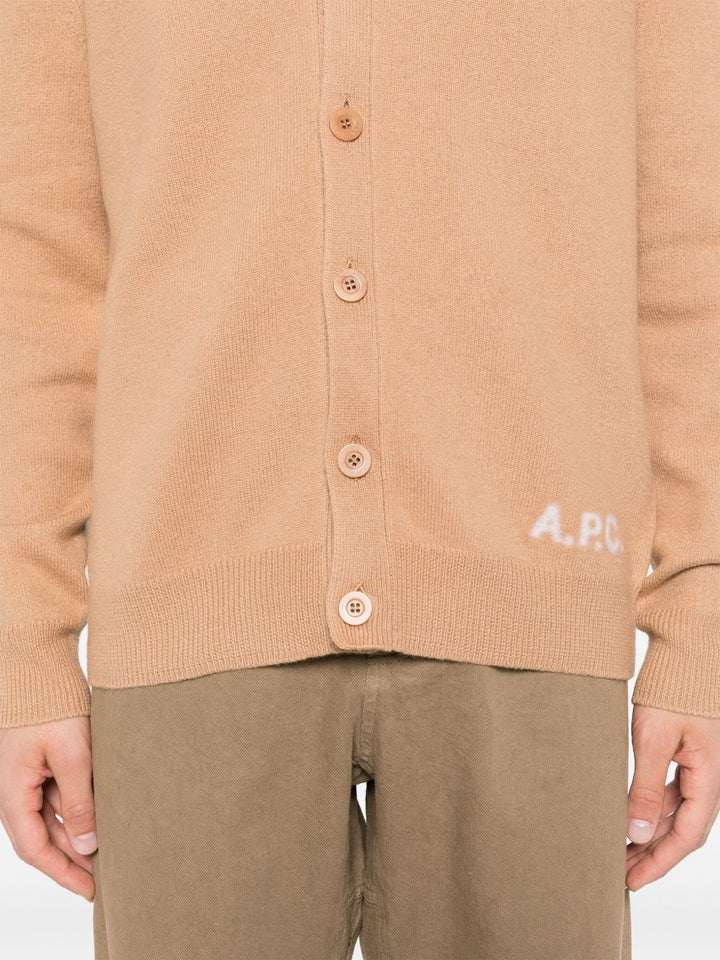 A.P.C. Maglione color cammello