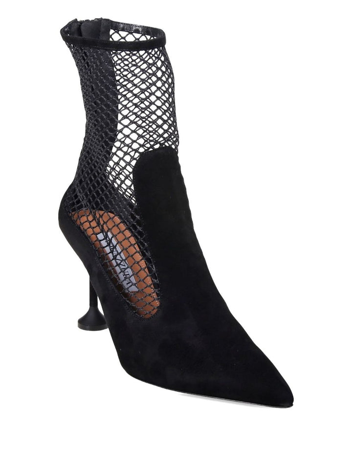 Aquazzura Stivaletto in rete Dawn 85 NERO
