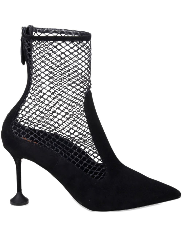 Aquazzura Stivaletto in rete Dawn 85 NERO