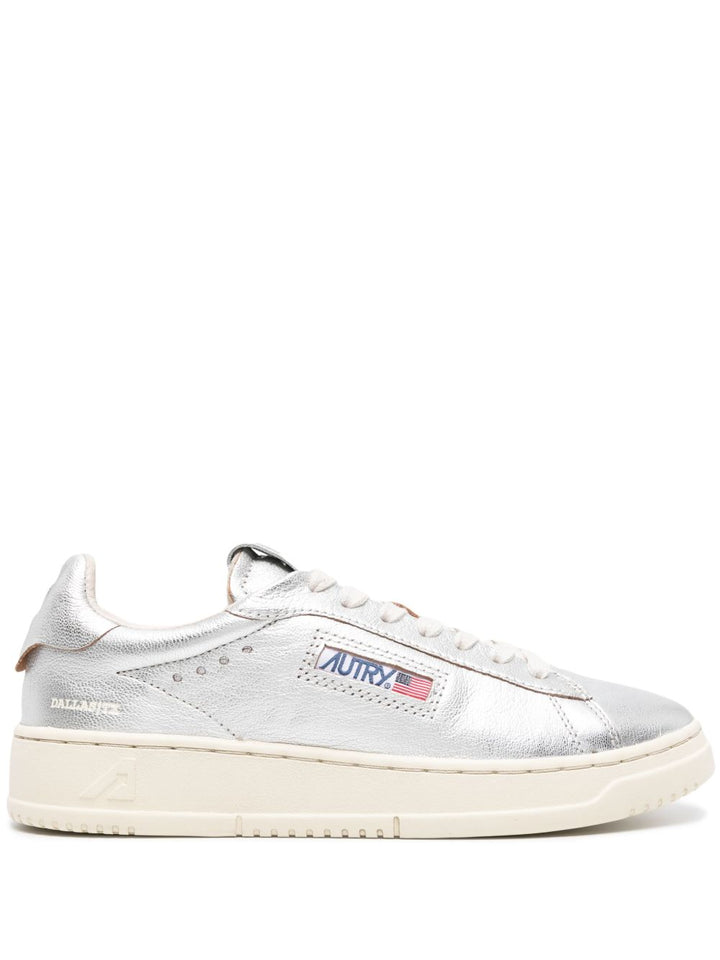 AUTRY SNEAKERS DALLAS LOW IN PELLE ARGENTO