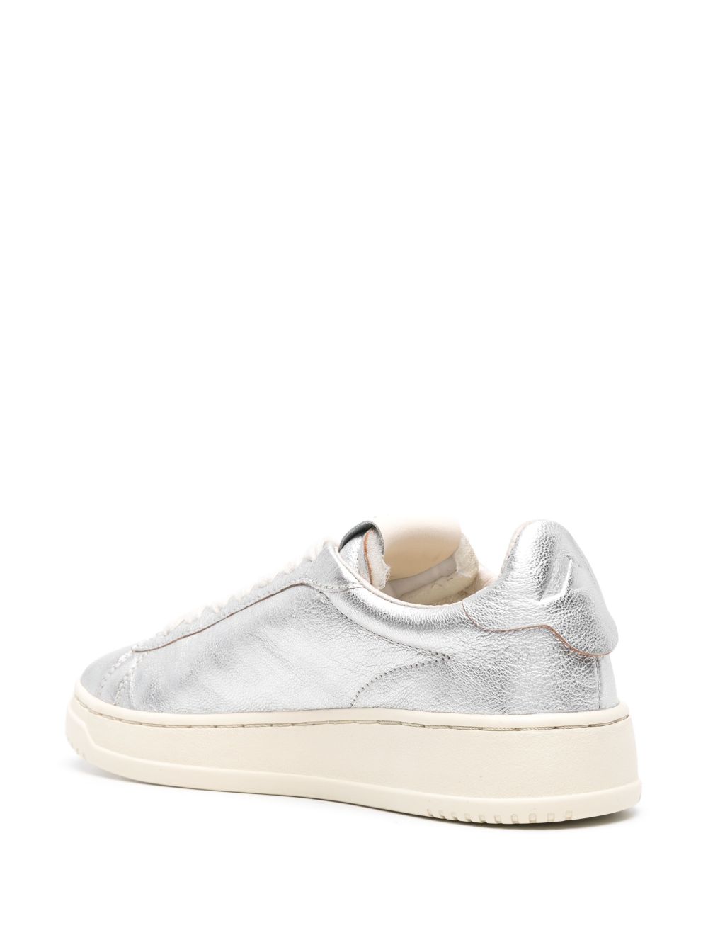 AUTRY SNEAKERS DALLAS LOW IN PELLE ARGENTO