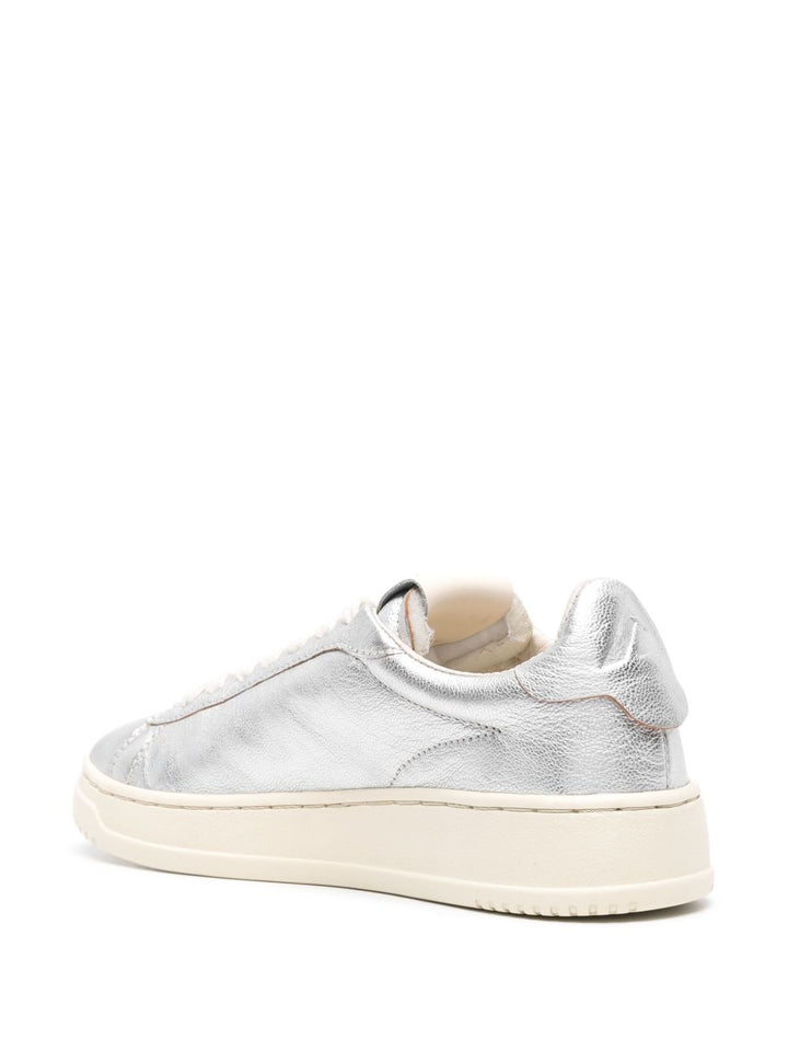 AUTRY SNEAKERS DALLAS LOW IN PELLE ARGENTO